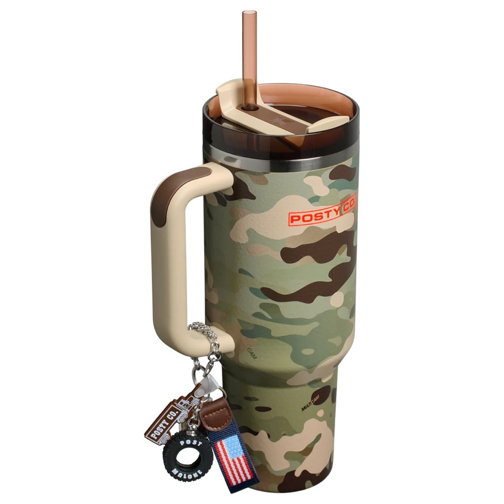 NWT Post Malone x Stanley Quencher® H2.0 FlowState Tumbler 40 OZ Camouflage Camo
